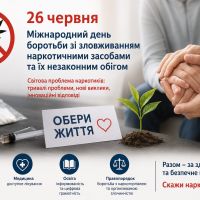 Міжнародний день боротьби зі зловживанням наркотичними засобами та їх незаконним обігом
